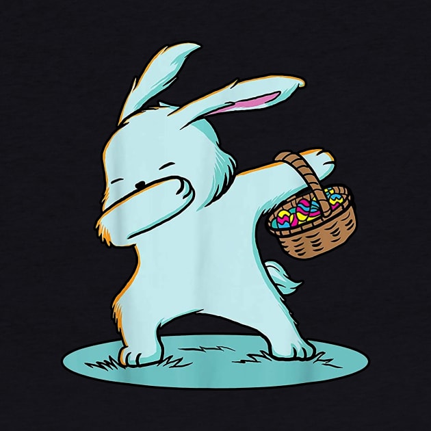 Dabbing Easter Bunny Dab For Boys and Girls by Rich kid